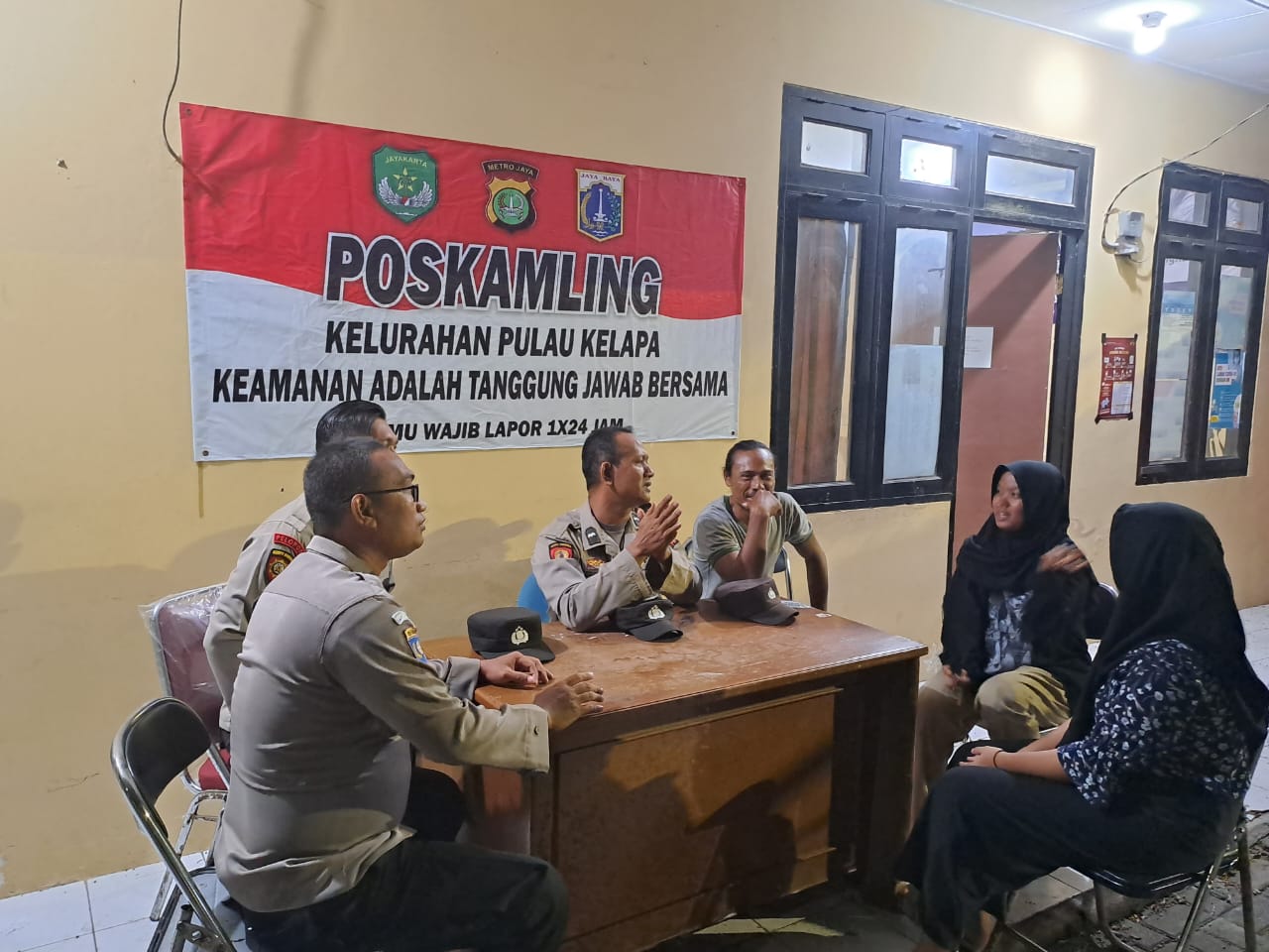 Patroli Malam, Polsek Kep. Seribu Selatan Ciptakan Sitkamtibmas Aman