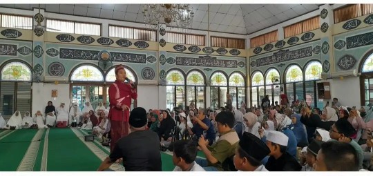 Meriahkan Tahun Baru Islam 1446 H, Masjid Baiturahim Angkasa Gelar Tabligh Akbar dan Santunan Yatim