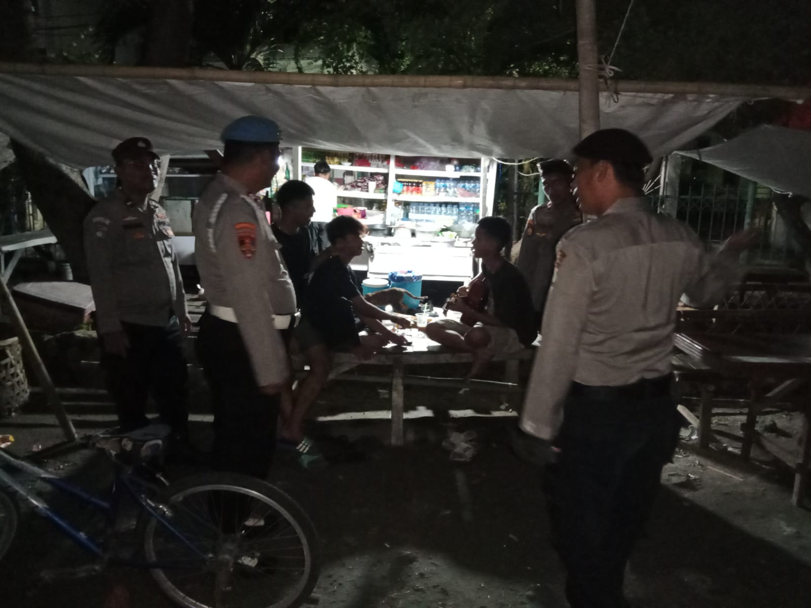 Patroli Malam Perintis Presisi di Pulau Untung Jawa, Cegah Gangguan Kamtibmas Pascapemilu 2024