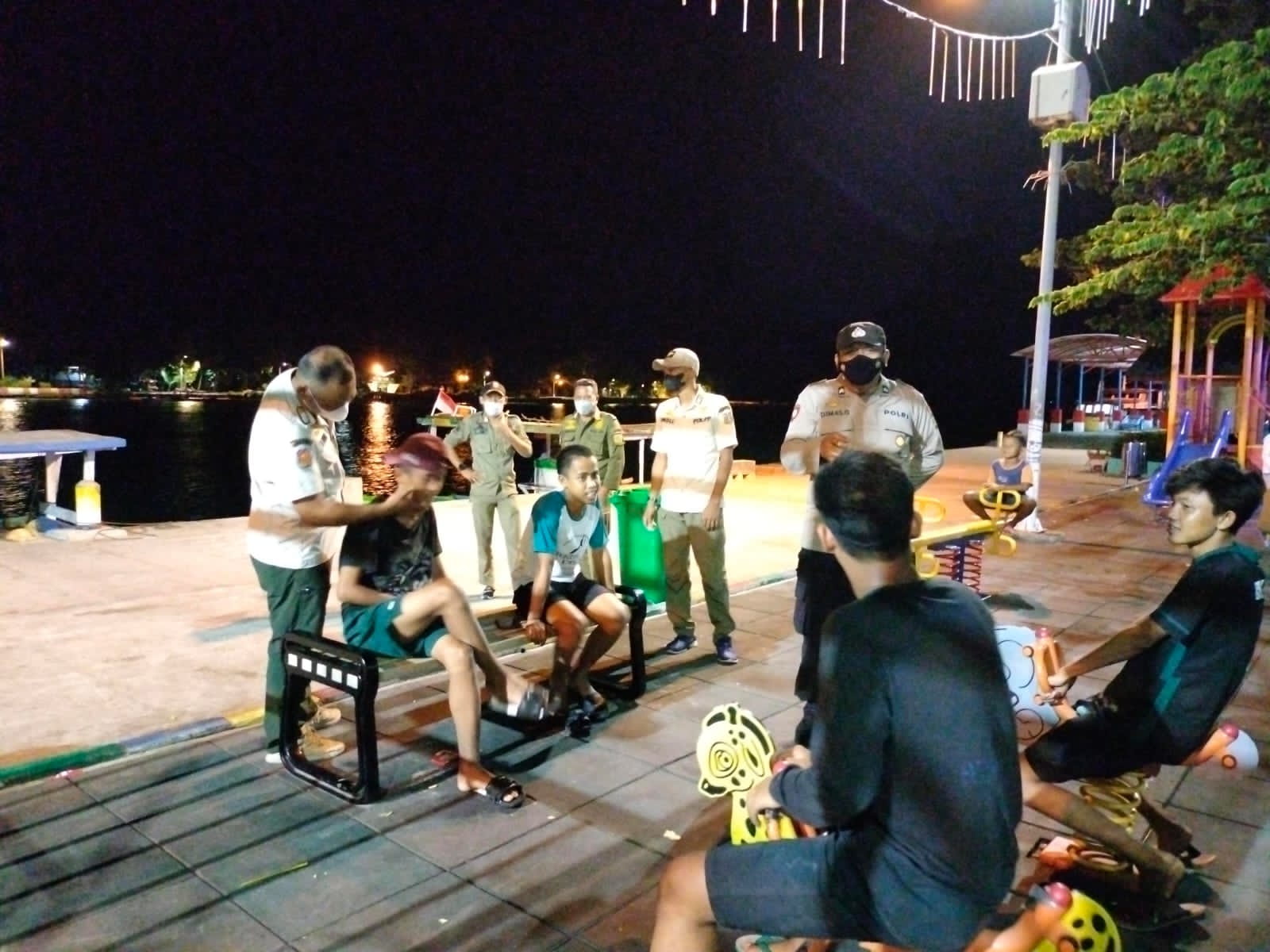Patroli Ramadhan Polsek Kepulauan Seribu Utara Cegah Guantibmas