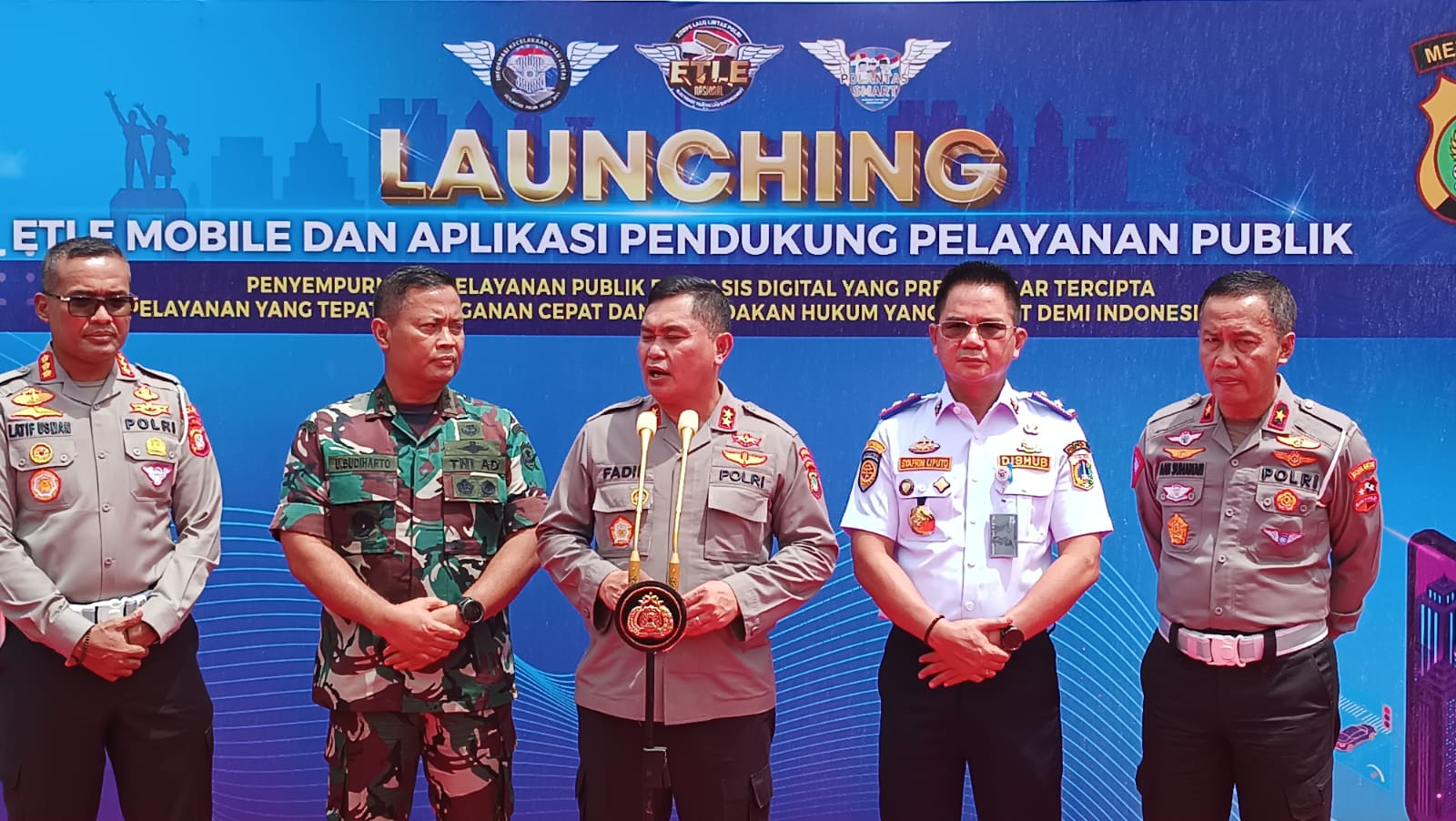 Polda Metro Jaya Launching E-TLE Mobile