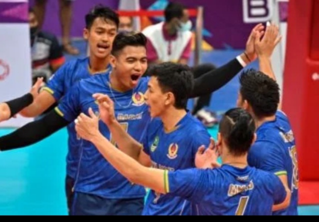 Gebuk DKI 3 - 1, Tim Volly Putra Jabar Raih Emas PON XX Papua