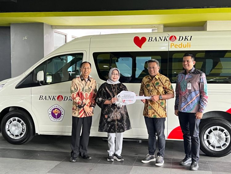 Dukung Pendidikan, Dunia Bank DKI  1 Berikan Unit Mobil Operasional Untuk Universitas Gunadarma