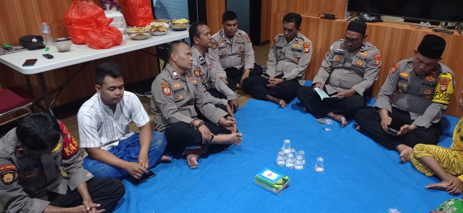 Polsek Kepulauan Seribu Utara Gelar Pengajian dan Do'a Bersama, Wujudkan Kebersamaan dan Kedekatan dengan Masyarakat