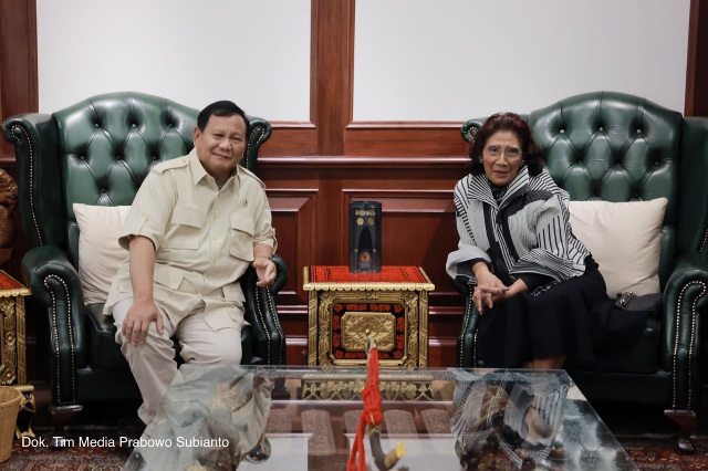 Prabowo dan Susi Kenang Masa Lalu Makan Steak Terenak di Jakarta