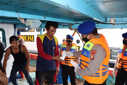 Cegah Guantibmas di Laut, Sat Polair Polres Kep. Seribu Laksanakan Patroli Perairan