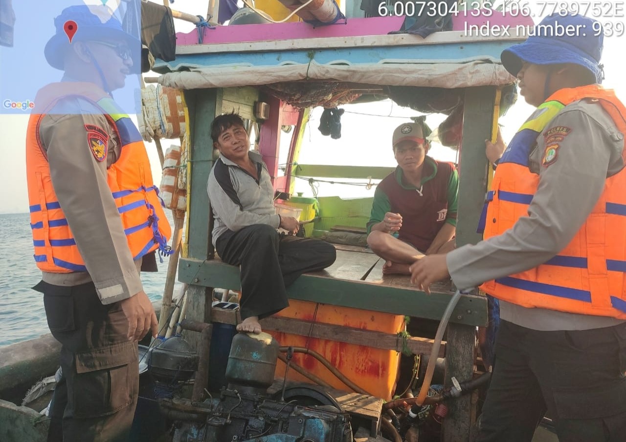 Patroli Laut Dialogis di Perairan Pulau Lancang Antisipasi Kejahatan Laut dan Himbau Keselamatan Berlayar