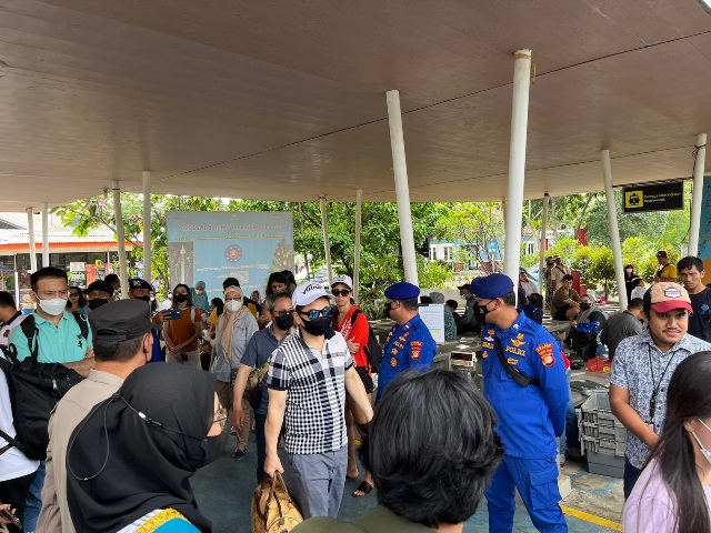 Polres Kep. Seribu Berikan Pelayanan Pam Dermaga Marina Ancol