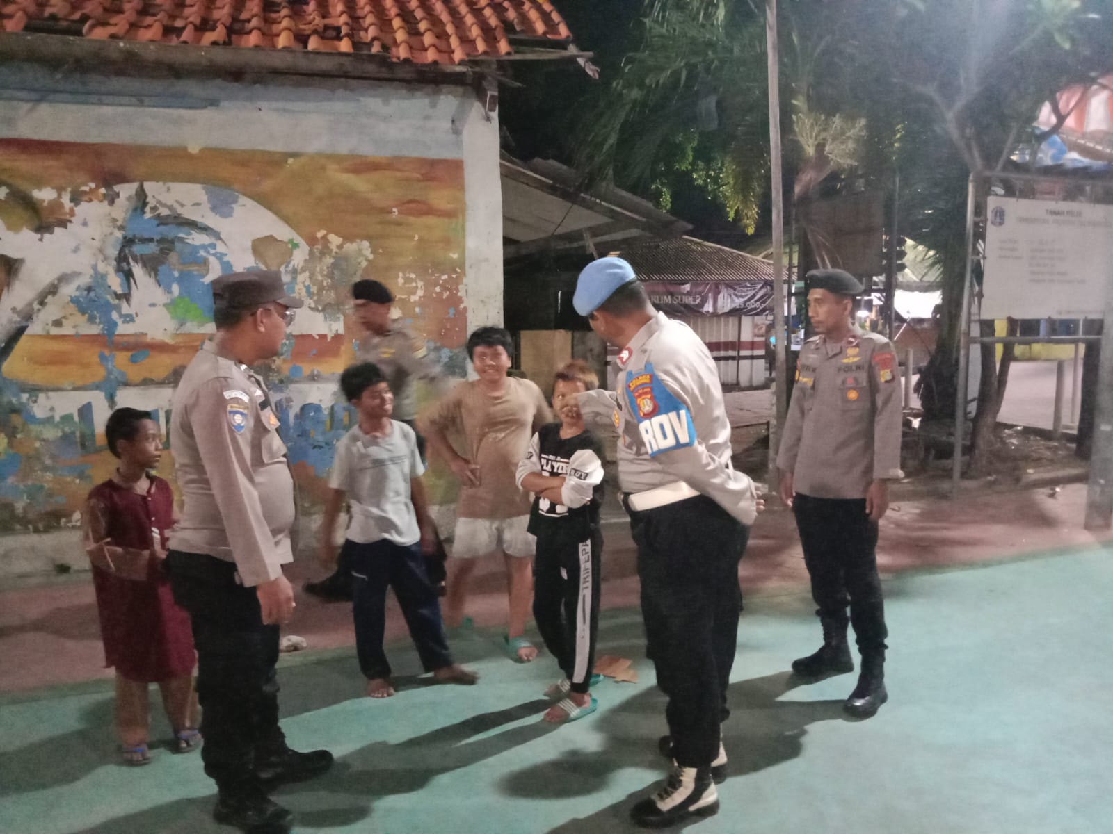 Kegiatan Patroli Malam Perintis Presisi: Antisipasi Gangguan Kamtibmas Pasca Pemilu 2024