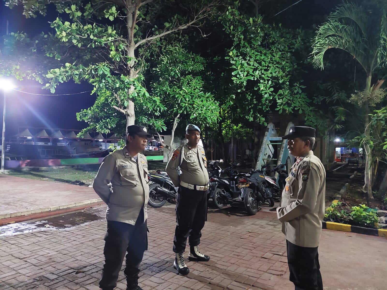Patroli Malam Presisi Dilaksanakan, Kamtibmas Kep Seribu Utara Aman