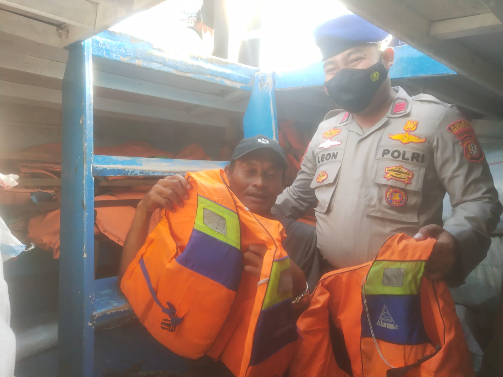 Minimalisir Laka Kapal, Sat Polair Polres Kepulauan Seribu Lakukan Pengecekan Kapal dan Penumpang