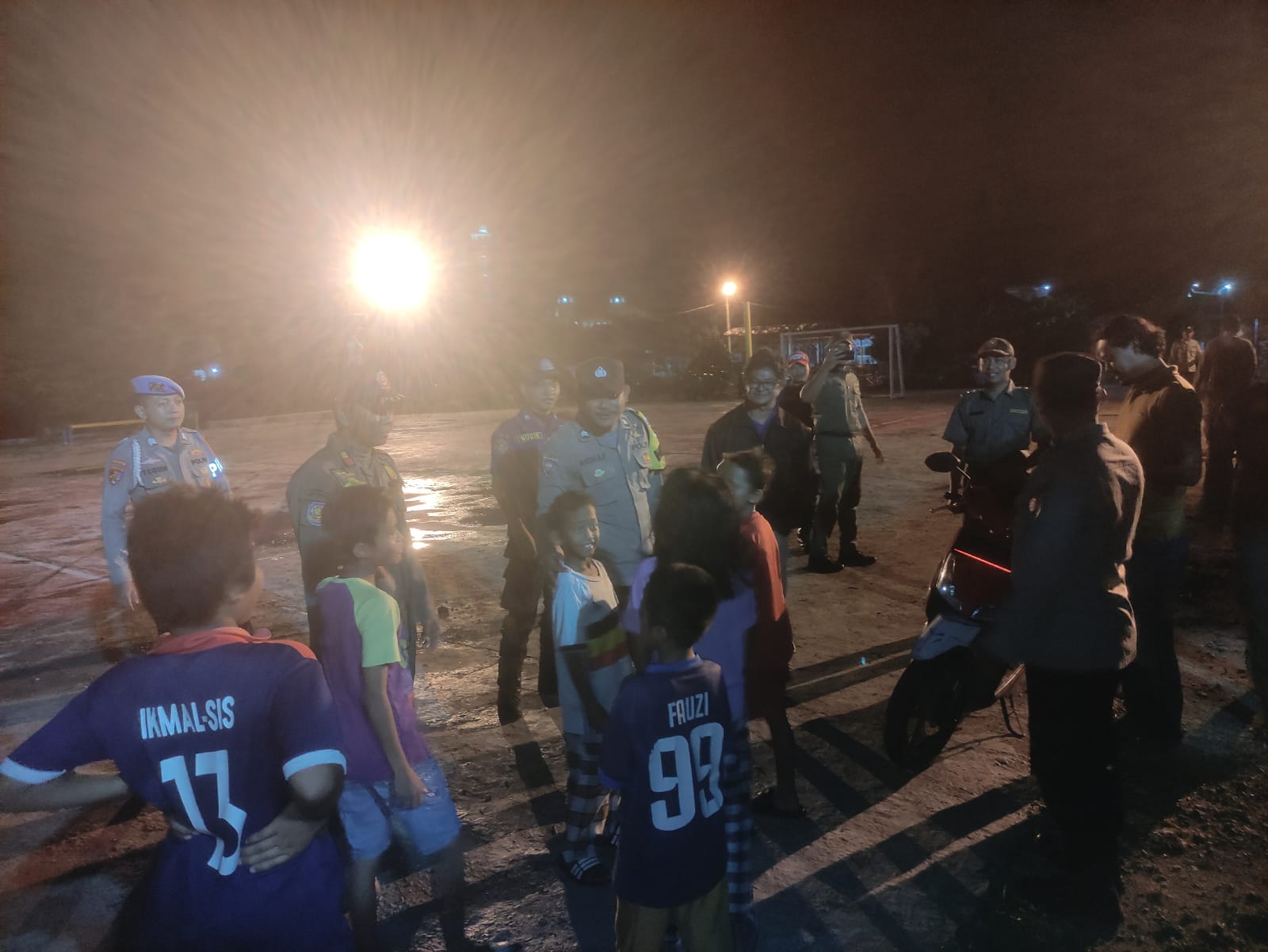 Patroli Malam Pulau Ramadhan Di Pulau Tidung Jaga Kondusifitas Kamtibmas