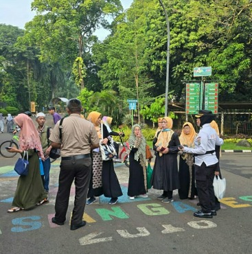 Kasubdit Waster Ditpam Obvit Polda Metro Jaya Kunjungi Dan Lakukan Asistensi Di Objek Wisata Ragunan