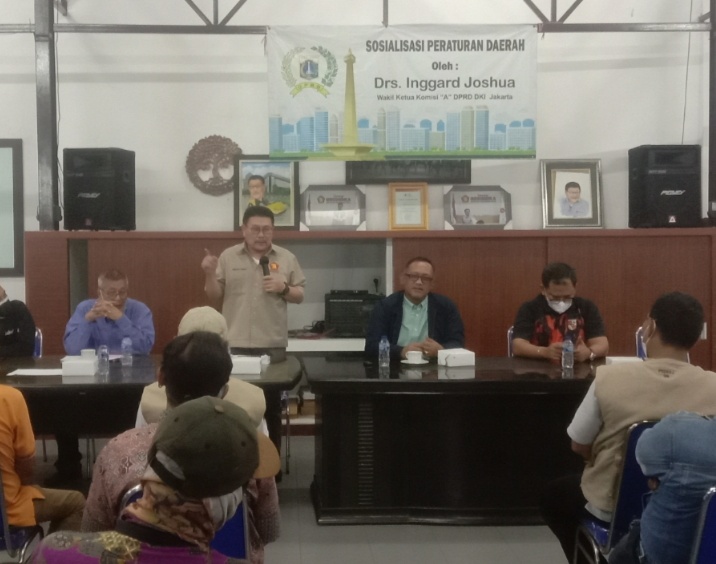 Sosialisasi Perda Kebakaran, Wakil Ketua Komisi A DPRD DKI Ingin Setiap RW Miliki Relawan Kebakaran
