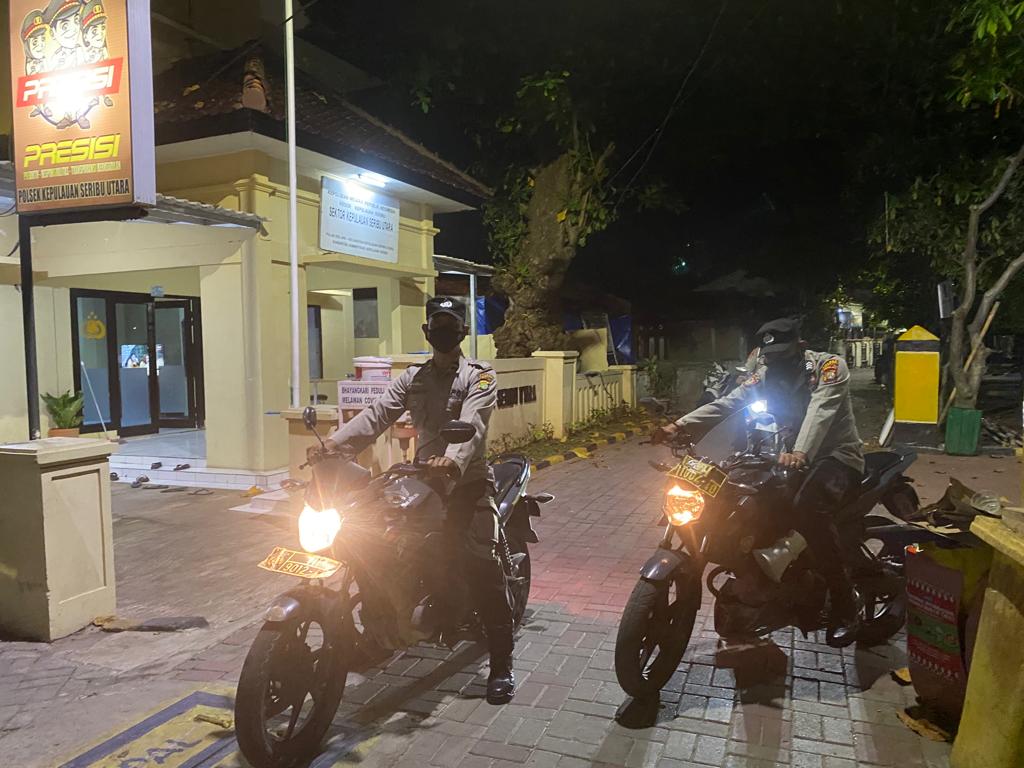 Polsek Kepulauan Seribu Utara Gelar Rutin Patroli Cegah Hoax Beredar