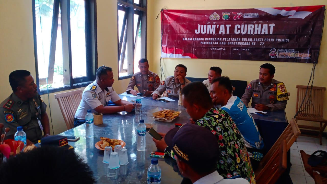 Polsek Kepulauan Seribu Selatan Gelar Jumat Curhat untuk Atasi Permasalahan Kamtibmas di Pulau Tidung