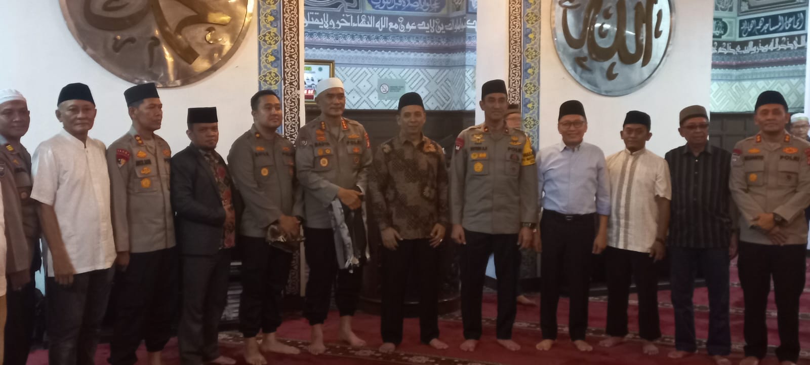 Wakapolda Metro Jaya Beri Himbauan Kamtibmas Di Masjid Jami' Cut Mutya.
