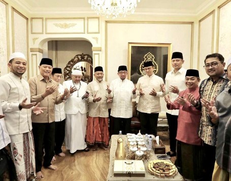 AHY Silaturahmi Di Momen Lebaran Bersama Anies dan Habib Salim Segaf