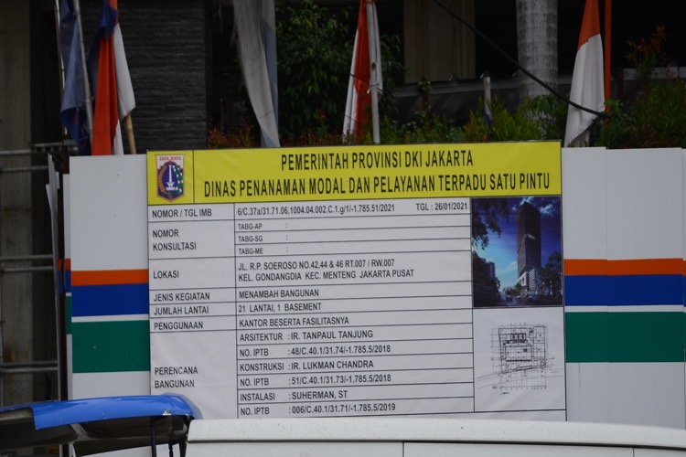 Terkait Proyek Nasdem Tower, DPRD DKI Diminta Panggil DPM-PTSP Dan Dinas Terkait