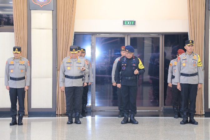 Wakapolri Pimpin Upacara Kenaikan Pangkat 4 Pati Polri