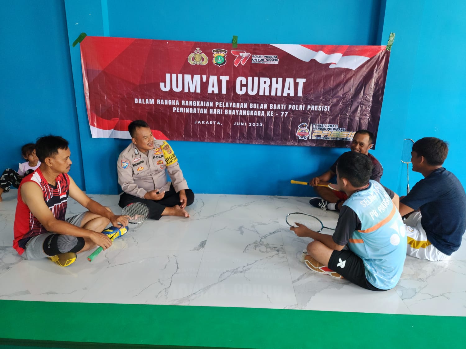 Bhabinkamtibmas Pulau Pramuka Membuat Terobosan Positif dalam Giat Jumat Curhat untuk Perbaikan Kamtibmas