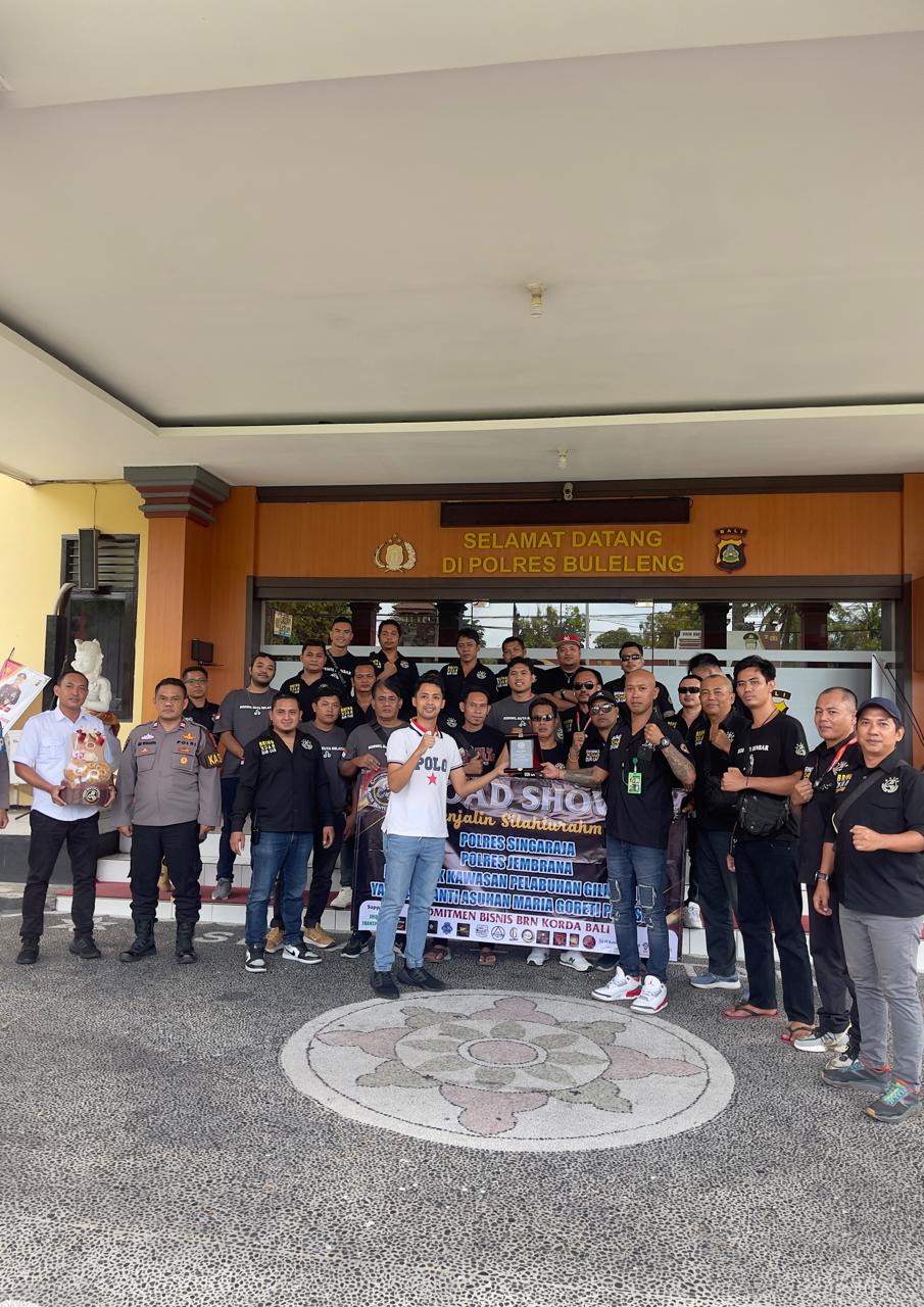 BRN Korda Bali Gelar Aksi Sosial dan Road Show ke Instansi Polri