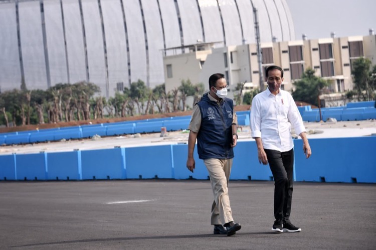 Sirkuit Formula E Ancol, Presiden Jokowi, Gubernur Anies dan KPK