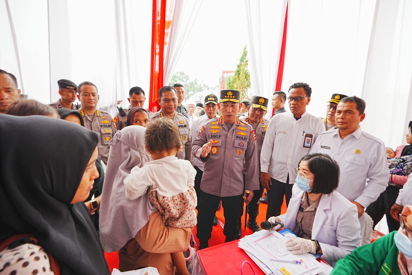 Resmikan Rumah Sakit dan Polres Tapsel, Kapolri Tegaskan Beri Pelayanan Terbaik 