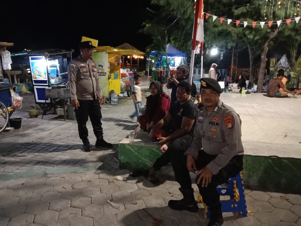 Polsek Kepulauan Seribu Utara Gelar Patroli Malam Perintis Presisi Cegah Tawuran Remaja