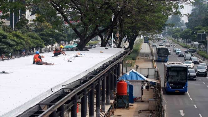 Lanjutkan Revitalisasi, 8 Halte Tranjakarta Ditutup Sementara