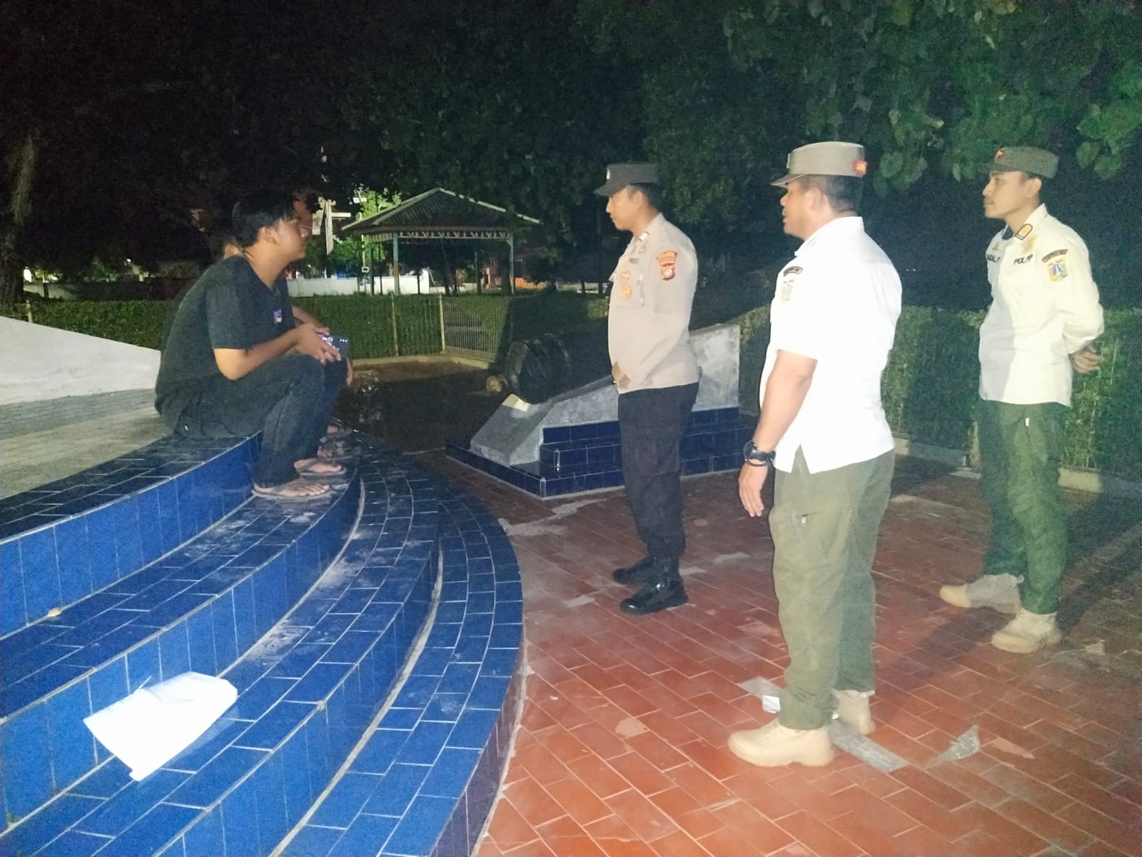 Sitkamtibmas Kondusif Karena Patroli Malam Presisi Polsek Kep. Seribu Selatan