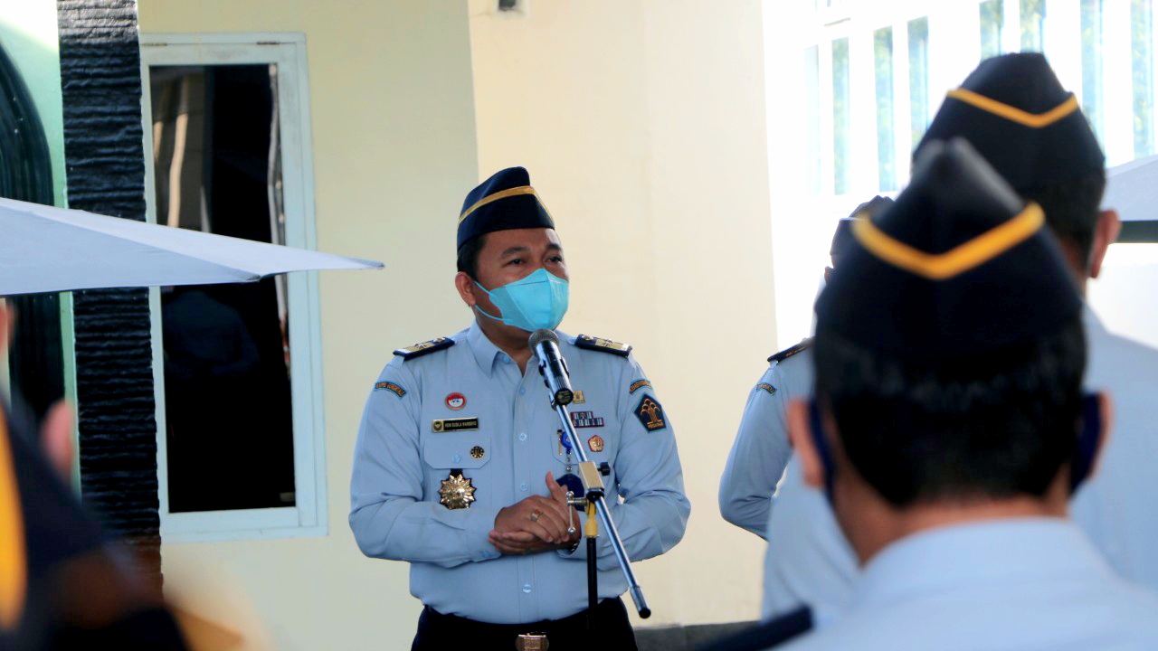 Kakanwil Kumham Gorontalo Ajak Jajarannya Tingkatkan Kualitas Kinerja, Iman dan Perbuatan