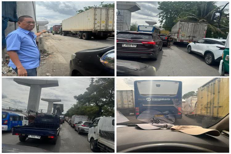 Macet Parah di Sekitar Depan Kawasan Wisata Ancol