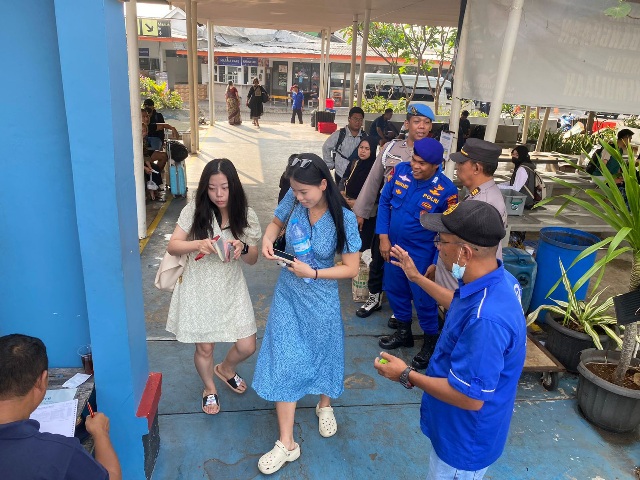 Polres Kepulauan Seribu Melaksanakan Pengamanan Dermaga 16 Marina Ancol