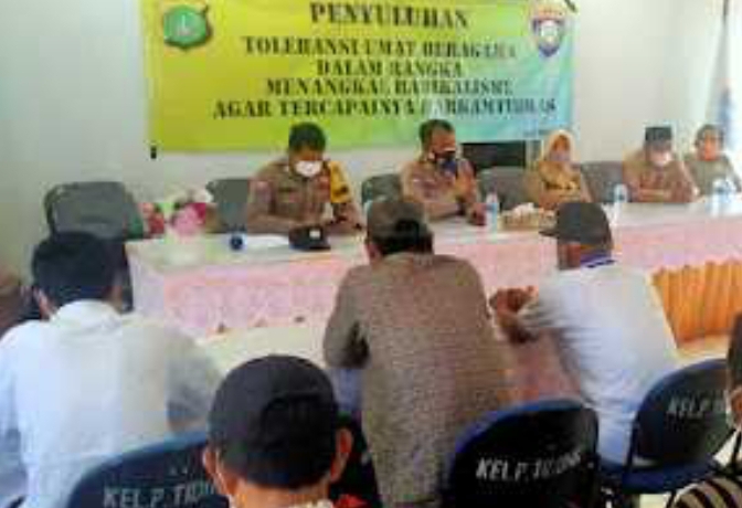 Cegah Radikalisme, Sat Binmas Polres Kep Seribu Berikan Penyuluhan Toleransi Beragama
