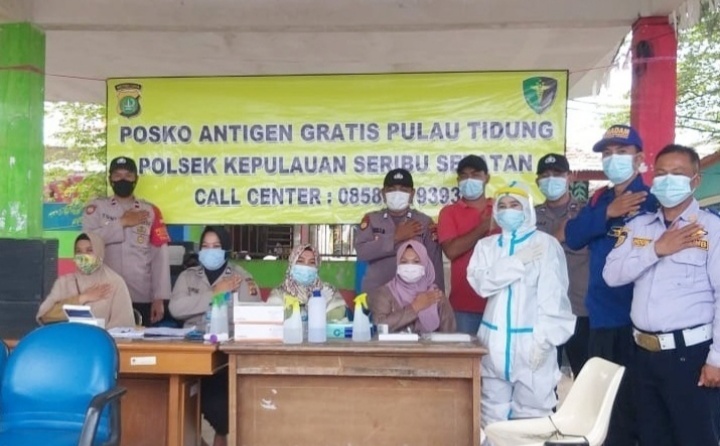 Cegah Covid-19, Polsek Kep Seribu Selatan Siapkan 4 Posko Antigen Gratis Bagi Pemudik