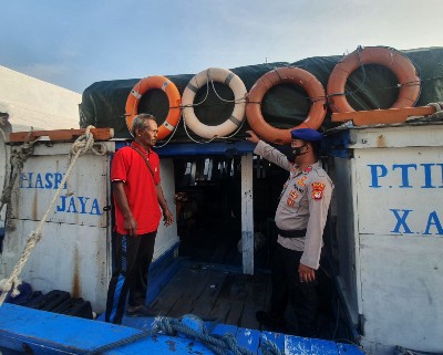 Polres Kep. Seribu Laksanakan Patroli Perairan Guna Ciptakan Sitkamtibmas Aman