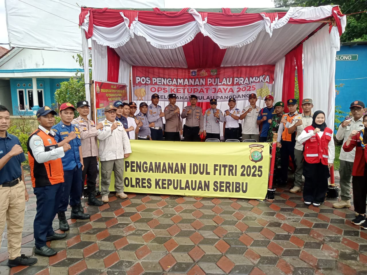 Pospam Lebaran 2025 Polsek Kepulauan Seribu Utara Siap Layani Pemudik dan Wisatawan
