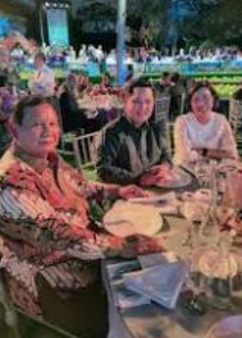 Momen Prabowo, Erick Thohir, dan Sri Mulyani Kompak Nyanyi Lagu Benyamin Sueb di Gala Dinner KTT ASEAN