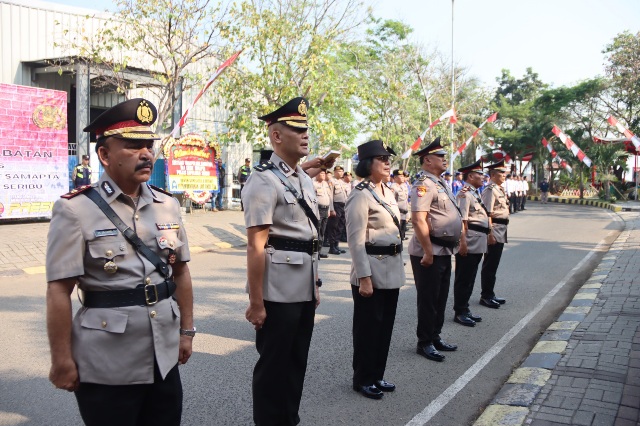 Upacara Serah Terima Jabatan Polres Kepulauan Seribu