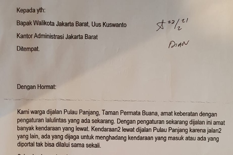 Pak Walikota, Warga Perumahan Permata Buana Kembangan Jakbar Dipersekusi?