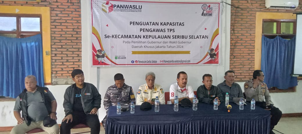 Polsek Kepulauan Seribu Selatan Hadiri Penguatan Kapasitas Pengawas TPS di Pulau Untung Jawa