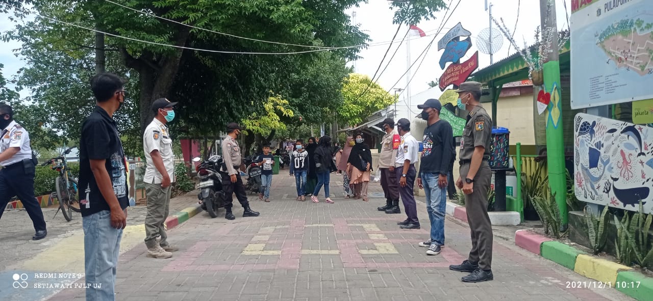 Dukung PPKM Level2, Polsek Kep Seribu Selatan Gelar Ops Yustisi Gabungan Dapati 6 Pelanggar ProKes