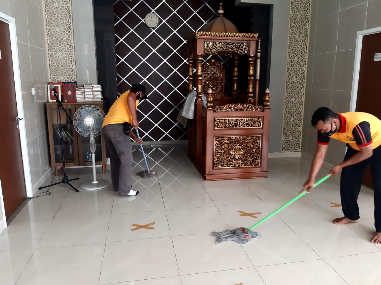 Jelang Ramadhan, Personil Polsek Muara Baru Gelar Kegiatan Jumat Barokah