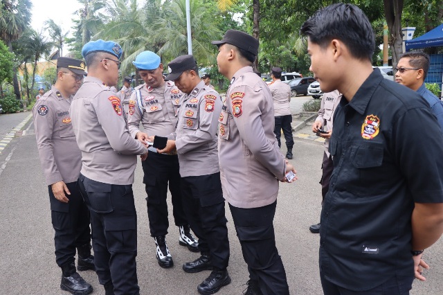 Gaktiplin di Polres Kepulauan Seribu, Propam Periksa Surat Kendali hingga HP Anggota