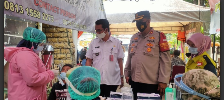 Gelar Swab Test Gratis, Polsek Cilincing Dapati 3 Pemudik Positive Covid 19
