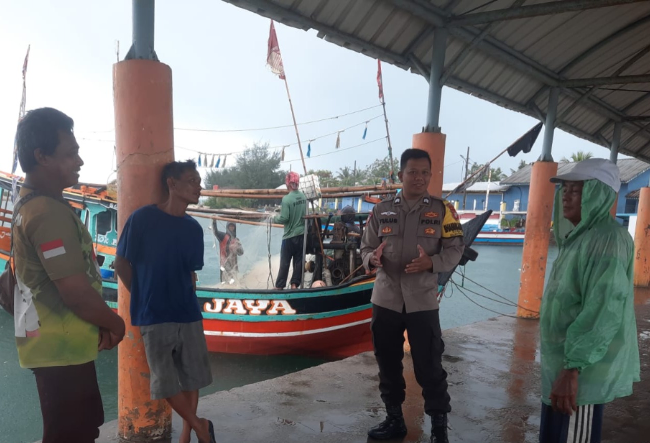 Bhabinkamtibmas Pulau Lancang Himbau Warga Jaga Keamanan Pasca Pilkada