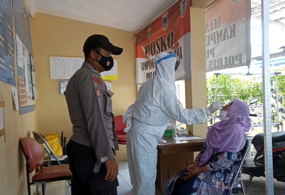 Cegah Covid-19, 6 Warga Pulau Lancang Yang Baru Tiba di Swab Antigen 1 Warga Reaktif