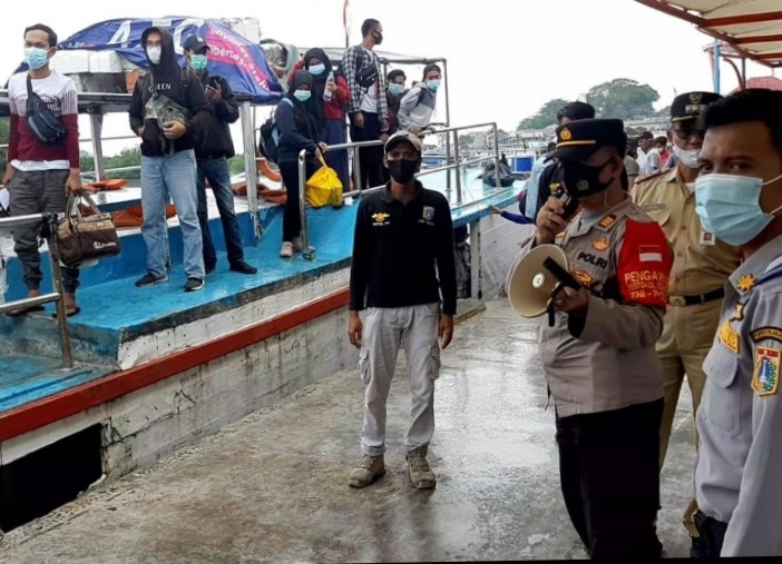 Zero Kasus Covid-19, Polsek Kep Seribu Utara Lakukan 3T dan Perketat ProKes 5M