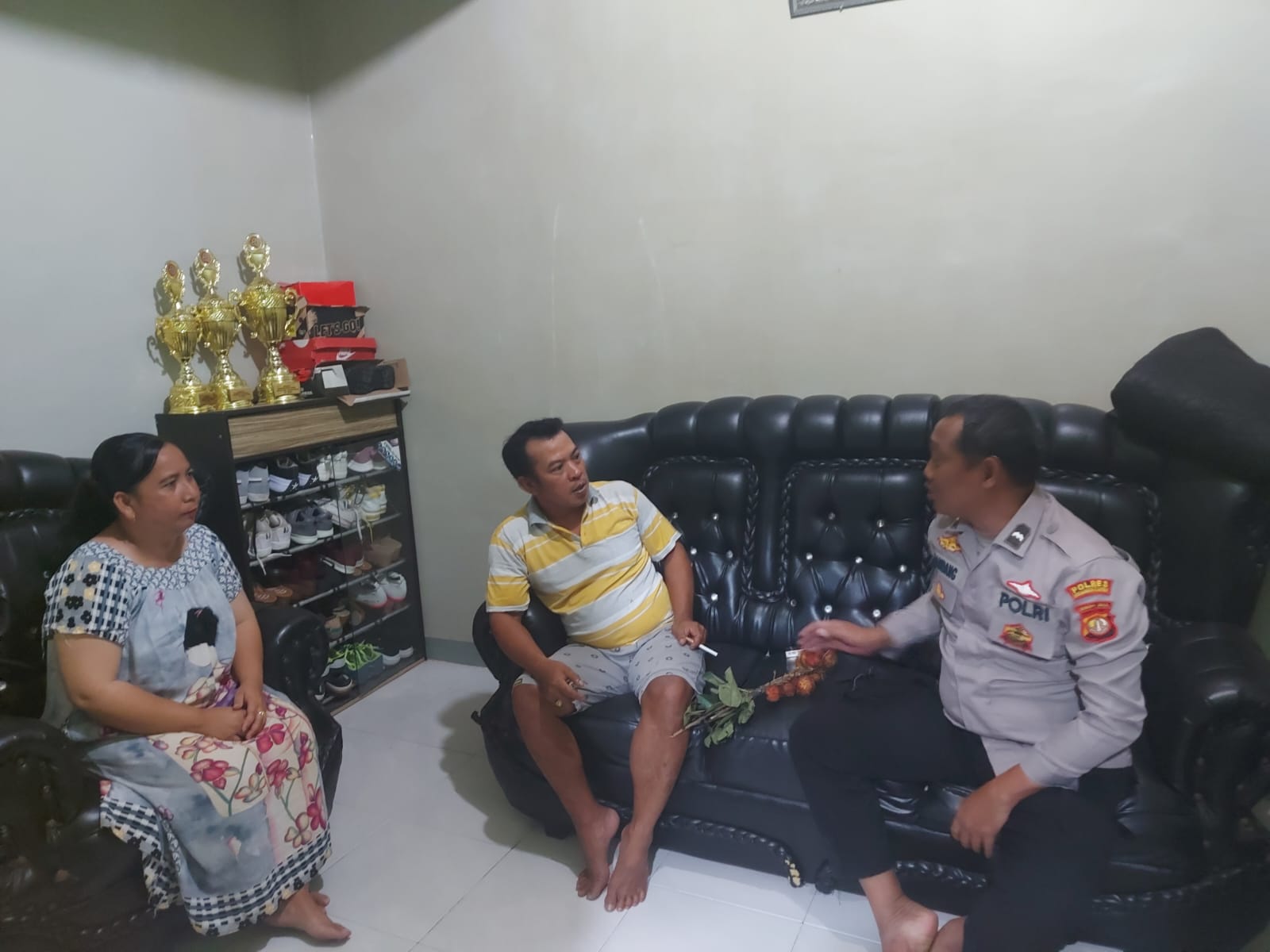 Sambang Malam, Polsubsektor Pulau Lancang Tampung dan Tindaklanjuti Keluhan Masyarakat